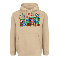 Mushroom christmas stitch coffee Heavyweight Hoodie - Jasminsmagicworld