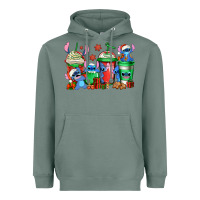 Sage christmas stitch coffee Heavyweight Hoodie - Jasminsmagicworld