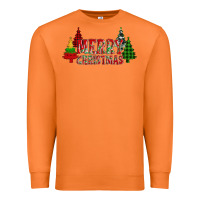 Carrot merry christmas glitter plaid trees Premium Sweatshirt - AdoDesignShop