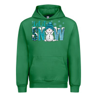 Let It Snow With Cute Snowman Bbs Urban Hoodie | Teevron