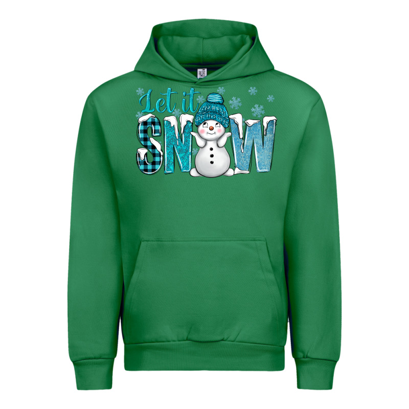 Let It Snow With Cute Snowman Bbs Urban Hoodie by BundleAndBundleShop | Teevron