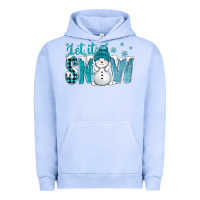 Pigment Grape Ice let it snow with cute snowman bbs Urban Hoodie - BundleAndBundleShop