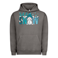 Pigment Tornado let it snow with cute snowman bbs Urban Hoodie - BundleAndBundleShop