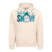 Sandshell let it snow with cute snowman bbs Urban Hoodie - BundleAndBundleShop