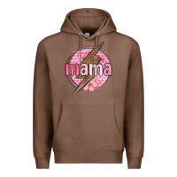 Chestnut mama lightning bolt valentine s day Premium Hoodie - MaliasSmallBusiness