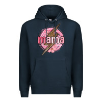 Navy mama lightning bolt valentine s day Premium Hoodie - MaliasSmallBusiness