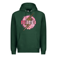 Sports Green mama lightning bolt valentine s day Premium Hoodie - MaliasSmallBusiness