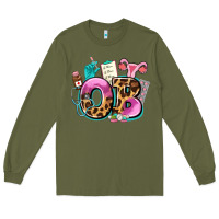 Army Green ob Long Sleeve Tee - AdoDesignShop
