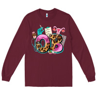 Burgundy ob Long Sleeve Tee - AdoDesignShop