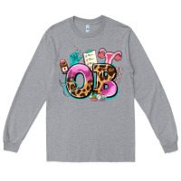 Heather Grey ob Long Sleeve Tee - AdoDesignShop