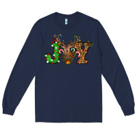 Navy christmas joy Long Sleeve Tee - RanaPortraitStore