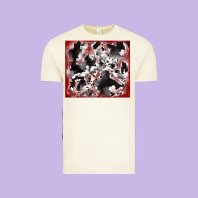 Vintage Tee cowhide glitter tooled leather