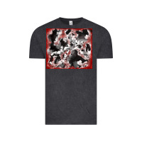 Vintage Black cowhide glitter tooled leather Vintage Tee - RanaPortraitStore
