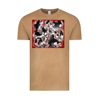 Vintage Camel cowhide glitter tooled leather Vintage Tee - RanaPortraitStore