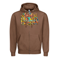 Chestnut girl mama Zipper Hoodie - RacoonDesign