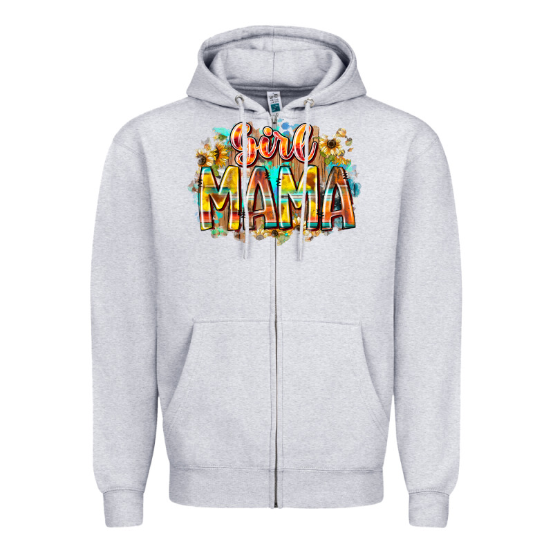 Girl Mama Zipper Hoodie by RacoonDesign | Teevron