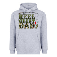 Heather Grey reel great dad Heavyweight Hoodie - Artiststas