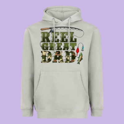 Reel Great Dad Heavyweight Hoodie Designed By Artiststas