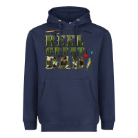 Navy reel great dad Heavyweight Hoodie - Artiststas