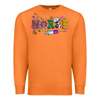 Carrot mardi gras nurse leopard cowhide glitter Premium Sweatshirt - Artiststas