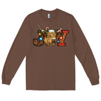 Chestnut christmas joy cow Long Sleeve Tee - RanaPortraitStore