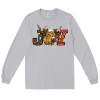 Moon Dust christmas joy cow Long Sleeve Tee - RanaPortraitStore