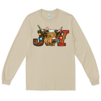 Mushroom christmas joy cow Long Sleeve Tee - RanaPortraitStore