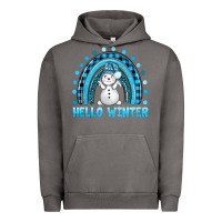 Pigment Tornado hello winter rainbow with snowman bbs Urban Hoodie - BundleAndBundleShop