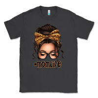 Smoke caucasian leopard messy bun mom life Classic Tee - texasbilliewilder