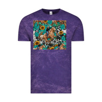 Cloud Purple cowgirl sunflower turquoise Vintage Tee - RanaPortraitStore