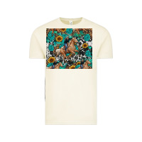 Vintage Arctic cowgirl sunflower turquoise Vintage Tee - RanaPortraitStore