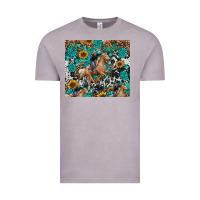 Vintage Zinc cowgirl sunflower turquoise Vintage Tee - RanaPortraitStore