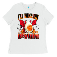 White i will take em deviled Ladies Tee - AdoDesignShop