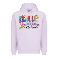 Lilac love needs no words autism Premium Hoodie - MaliasSmallBusiness
