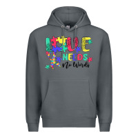 Rock love needs no words autism Premium Hoodie - MaliasSmallBusiness