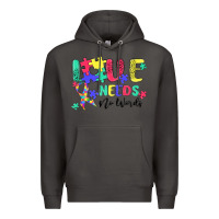 Smoke love needs no words autism Premium Hoodie - MaliasSmallBusiness
