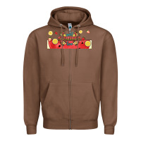 Chestnut sweet summer time libbey cup Zipper Hoodie - HRA Design Shop