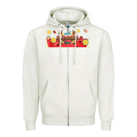 Oatmeal Heather sweet summer time libbey cup Zipper Hoodie - HRA Design Shop