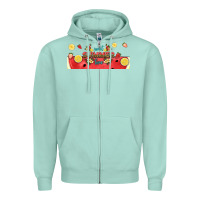 Seafoam sweet summer time libbey cup Zipper Hoodie - HRA Design Shop