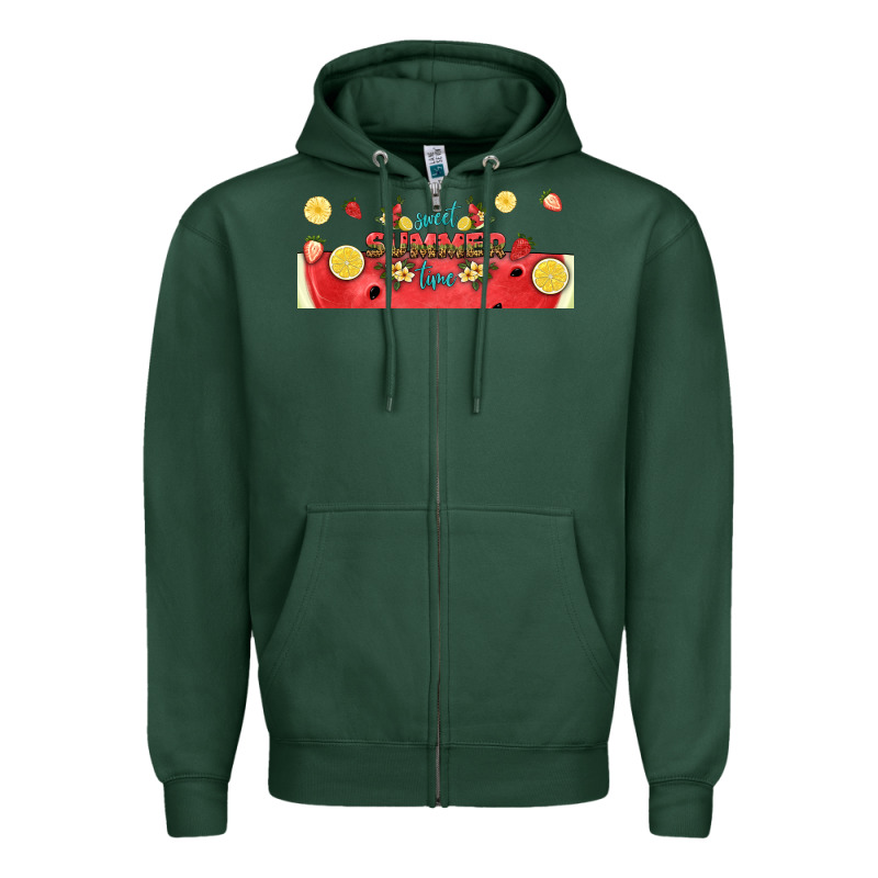 Sweet Summer Time Libbey Cup Zipper Hoodie by HRA Design Shop | Teevron