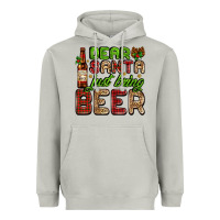 Moon Dust dear santa just bring a beer with a beer bottle Heavyweight Hoodie - AdoDesignShop