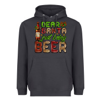 Smoke dear santa just bring a beer with a beer bottle Heavyweight Hoodie - AdoDesignShop