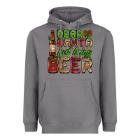 Storm dear santa just bring a beer with a beer bottle Heavyweight Hoodie - AdoDesignShop
