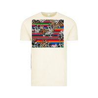 Vintage Arctic cowhide leopard serape Vintage Tee - RanaPortraitStore