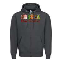 Smoke hohoho merry christmas santa coffee cup tree cooki Zipper Hoodie - FaDigitalArtStudio