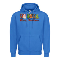 True Royal hohoho merry christmas santa coffee cup tree cooki Zipper Hoodie - FaDigitalArtStudio