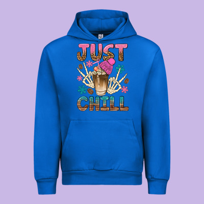 Just Chill With Coffee Bean Bbs Urban Hoodie Designed By Bundleandbundleshop