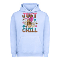 Pigment Grape Ice just chill with coffee bean bbs Urban Hoodie - BundleAndBundleShop