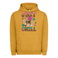 Pigment Peanut Butter just chill with coffee bean bbs Urban Hoodie - BundleAndBundleShop