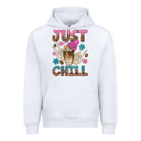 White just chill with coffee bean bbs Urban Hoodie - BundleAndBundleShop